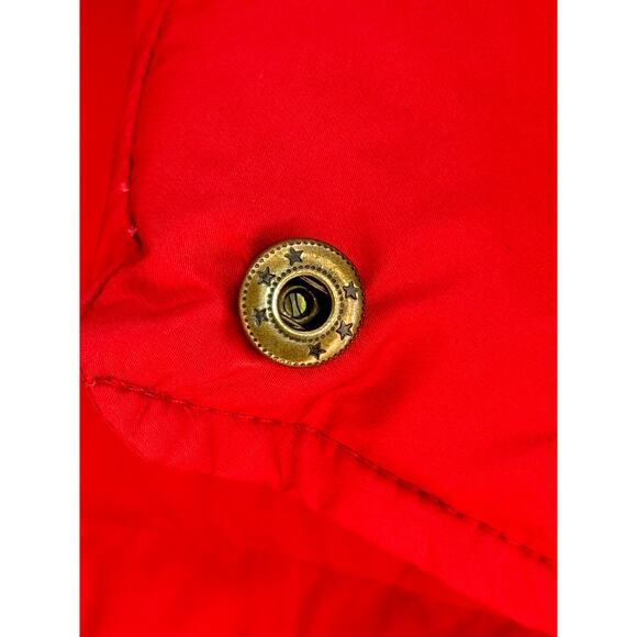 Talbots Womens XS Red Puffer Sleeveless Vest Duck Down Winter Fall Sport Ski - Picture 3 of 5